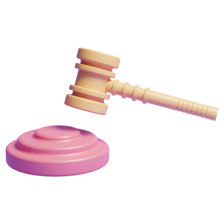 Gavel  3D Icon