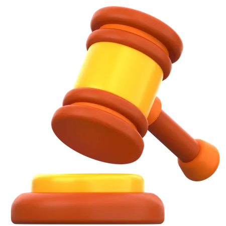 Gavel  3D Icon