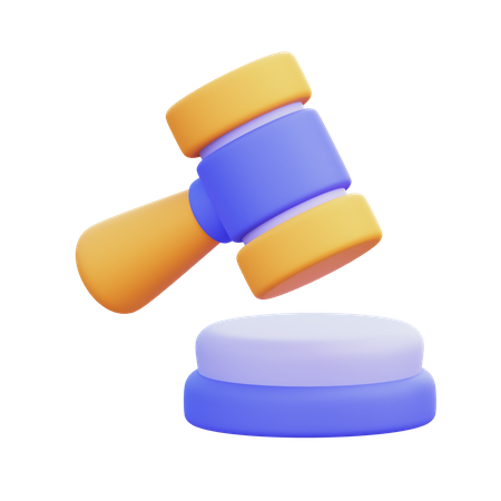 Gavel  3D Icon