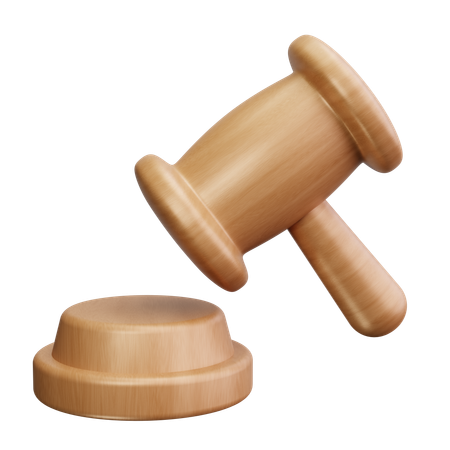 Gavel  3D Icon