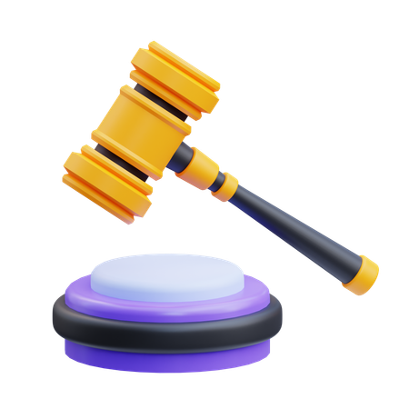 Gavel  3D Icon