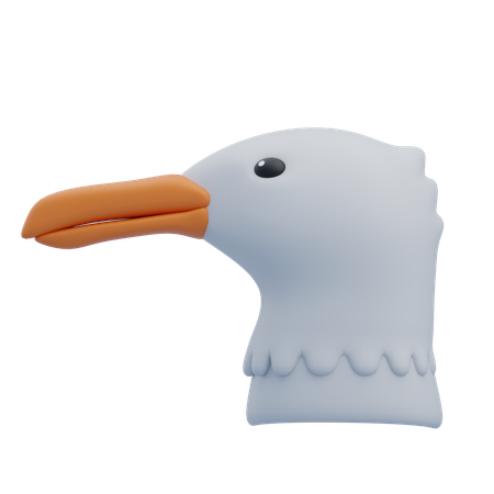 Gaviota de marfil  3D Icon