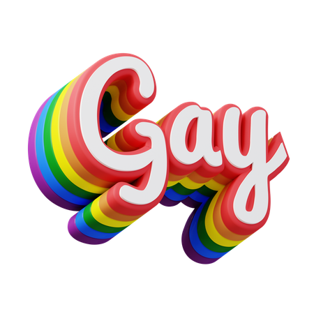 Gay  3D Icon