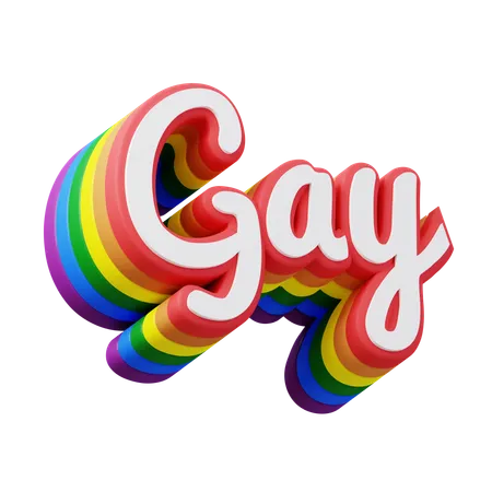 Gay  3D Icon