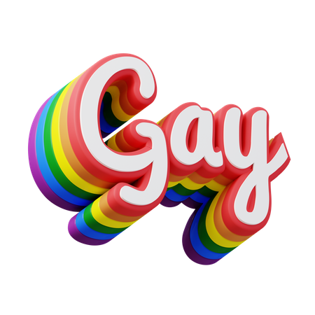 Gay  3D Icon