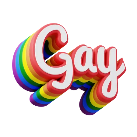 Gay  3D Icon