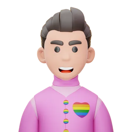 ゲイの人  3D Icon