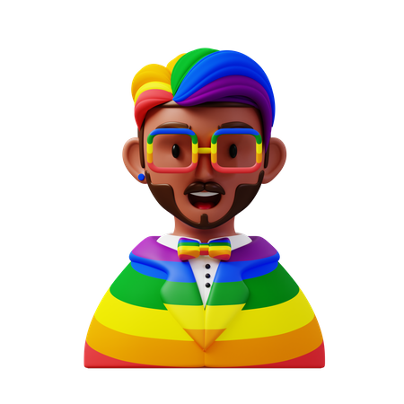 Gay Person  3D Icon