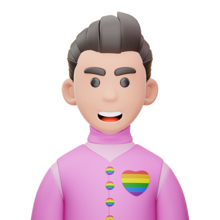 Gay Person  3D Icon