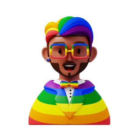 Gay Person  3D Icon
