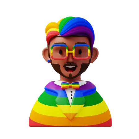 Gay Person  3D Icon