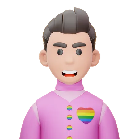 Personne gay  3D Icon