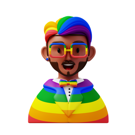 Personne gay  3D Icon