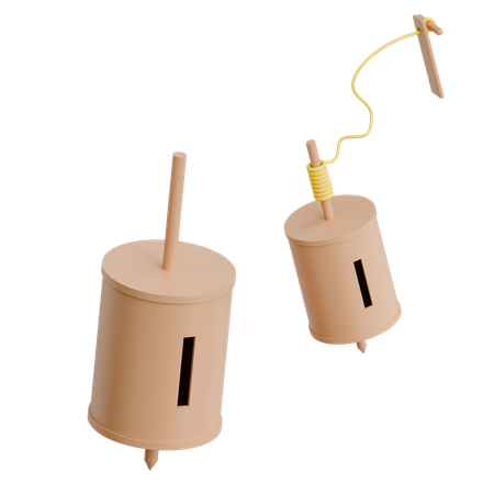 Gazage de gibier traditionnel indonésien  3D Icon