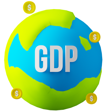 Gdp  3D Icon