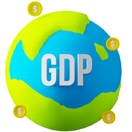 Gdp  3D Icon