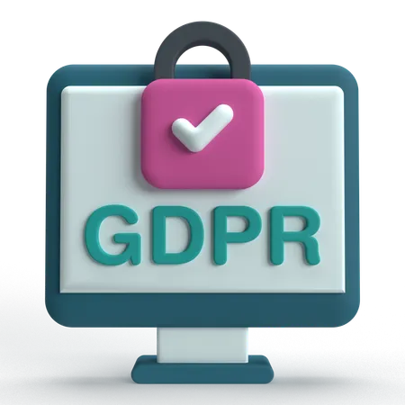 GDPR  3D Icon