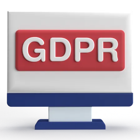 GDPR  3D Icon