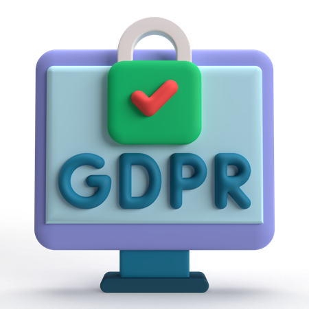 GDPR  3D Icon