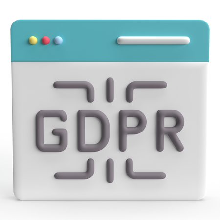 GDPR  3D Icon