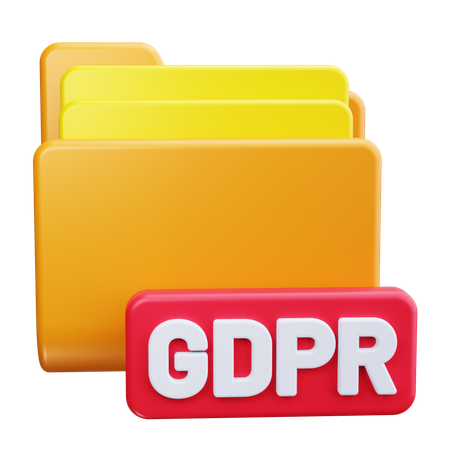 GDPRコンプライアンス  3D Icon