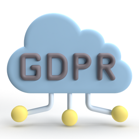 GDPR Data  3D Icon