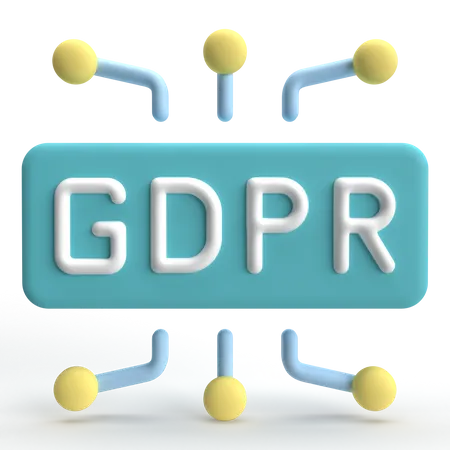 GDPR Network  3D Icon