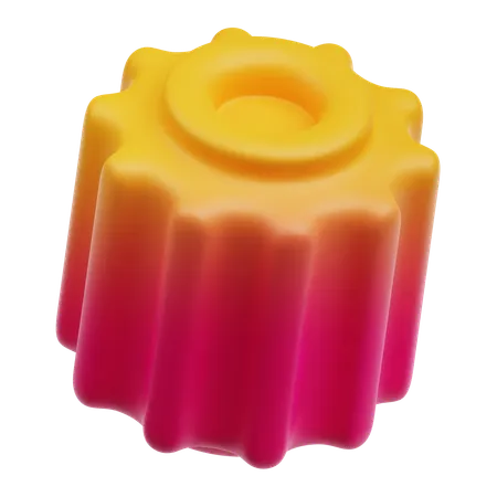 Gear Abstract  3D Icon