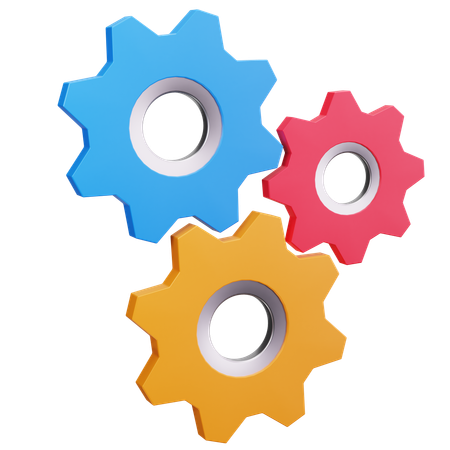 Gear Combination  3D Icon