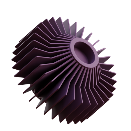 Gear Fan  3D Illustration