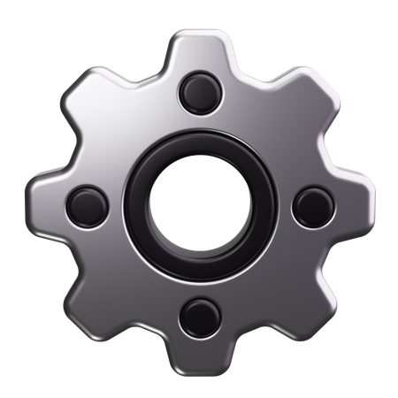 Gear Mechanism  3D Icon