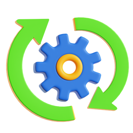 Gear Optimization  3D Icon
