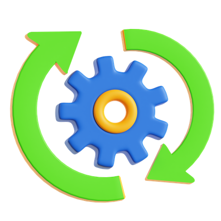 Gear Optimization  3D Icon