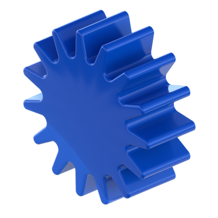 ギア形状  3D Icon