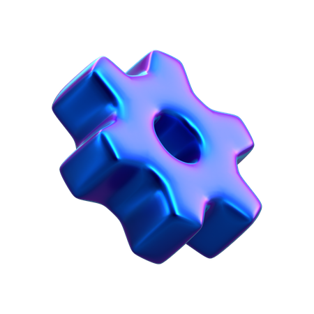 Gear Shape  3D Icon