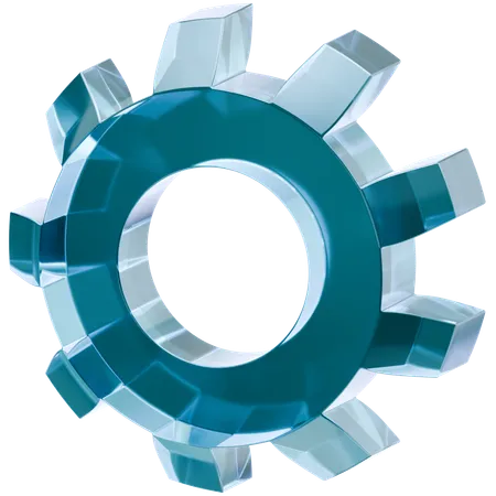 Gear Shape  3D Icon