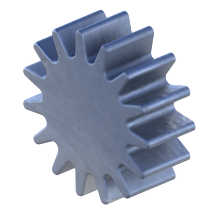 Gear Shape  3D Icon