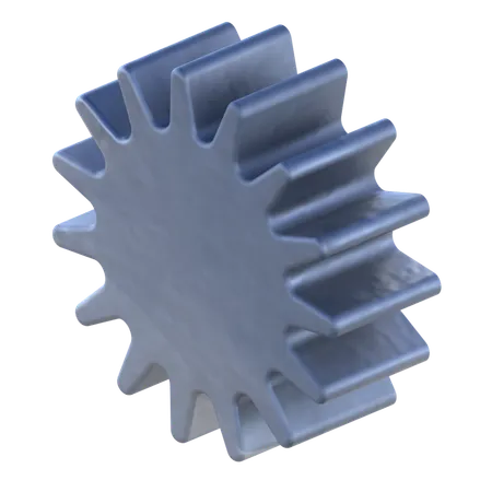 Gear Shape  3D Icon