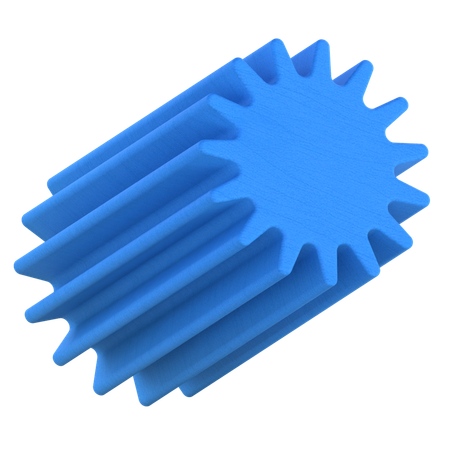 Gear Shape  3D Icon