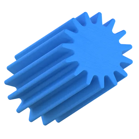 Gear Shape  3D Icon