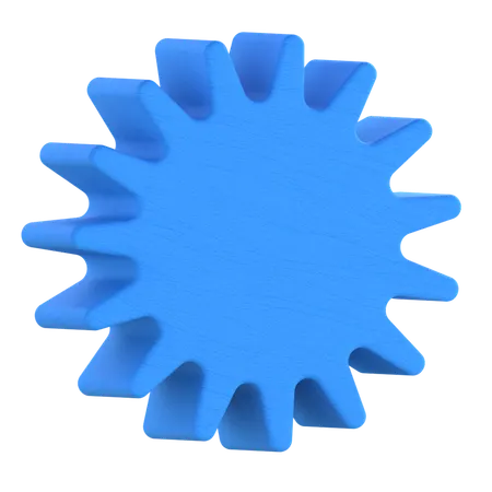 Gear Shape  3D Icon