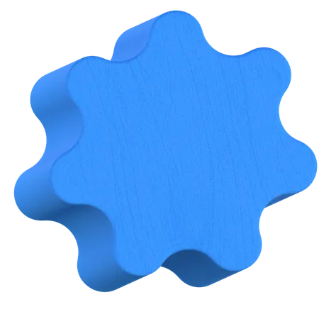 Gear Shape  3D Icon