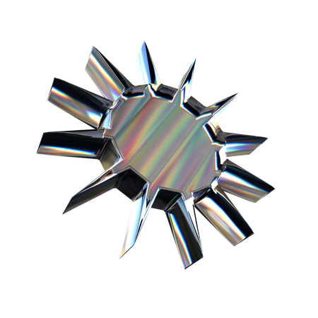 Gear Shape  3D Icon