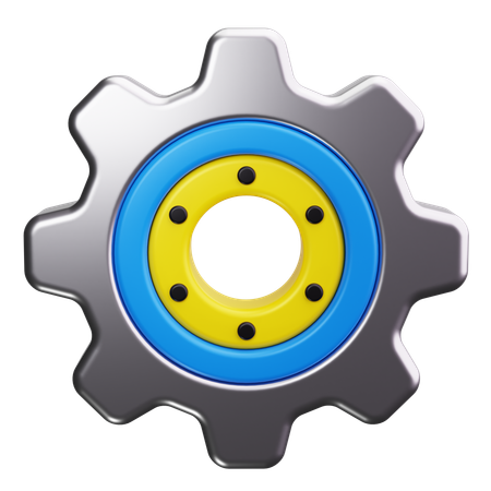 Gear Wheel  3D Icon