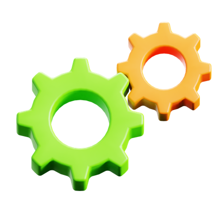 Gears  3D Icon