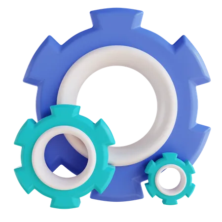 Gears  3D Icon