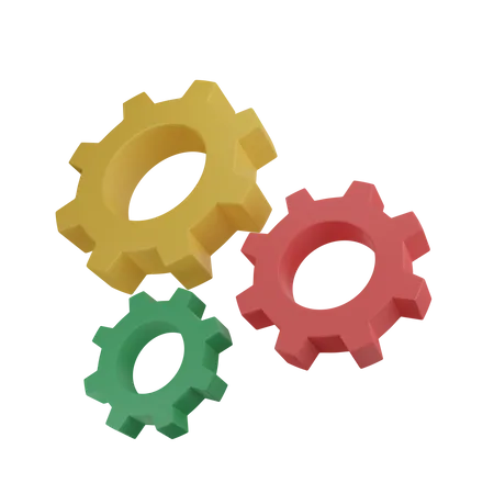 Gears  3D Icon