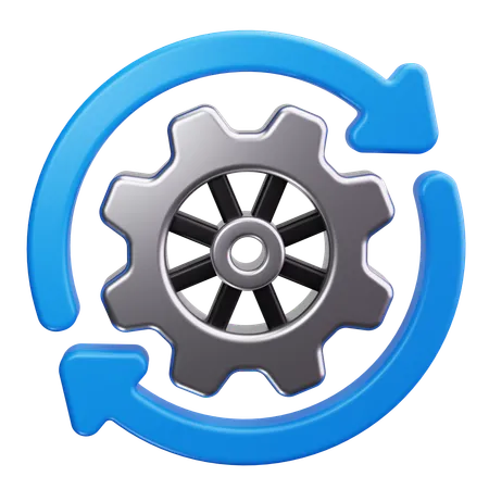 Gears  3D Icon