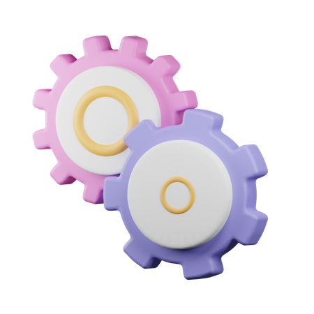 Gears  3D Icon