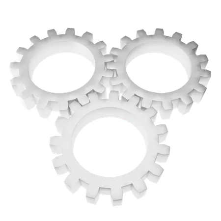 Gears  3D Icon